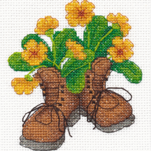 Cross-stitch kitGarden shoes S1512