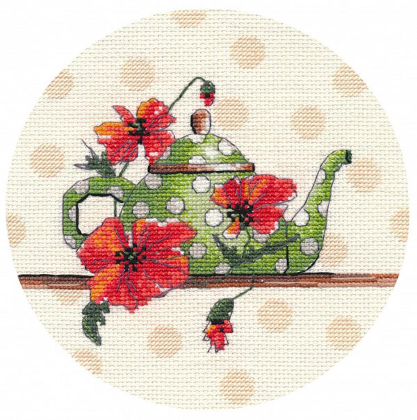 Cross-stitch kitTea miniature-1 S1586