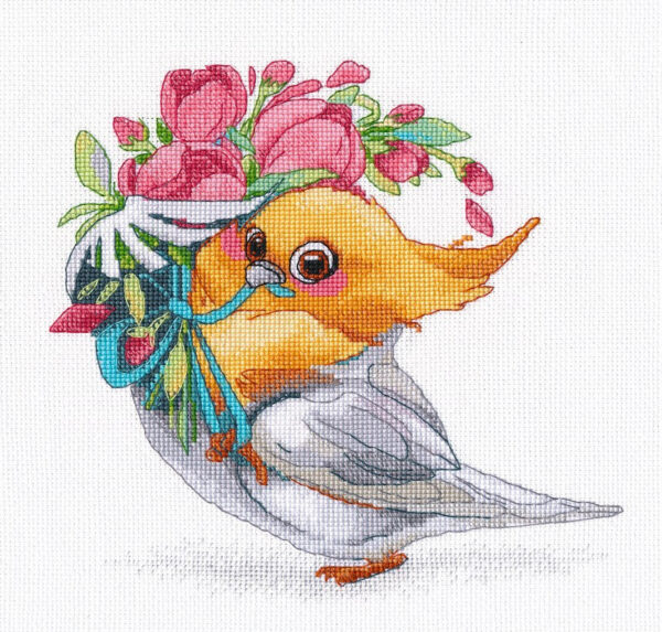 Cross-stitch kitFeathered gentleman S1592
