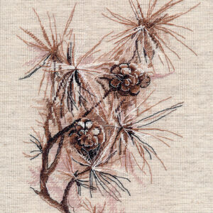 Pine branch 18x27 cm S1662