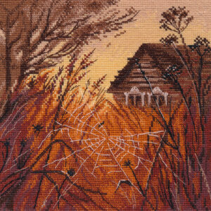 Landscape with a cobweb 18×18 cm S1667