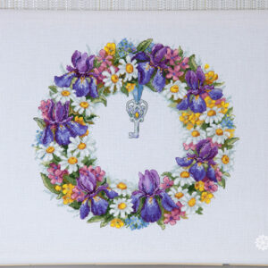 Wreath with Irises SK108