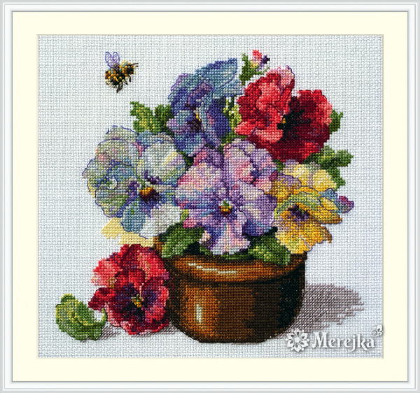 Spring Pansies SK215