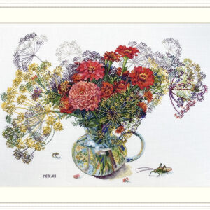 Zinnia and Dill SK210B