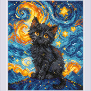 Starry Cat 15x18 cm SR2288