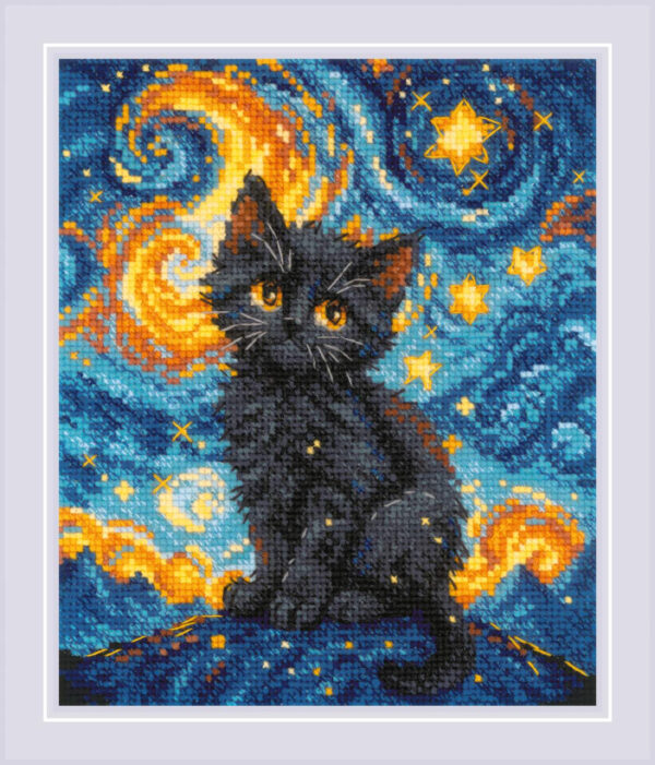Starry Cat 15x18 cm SR2288