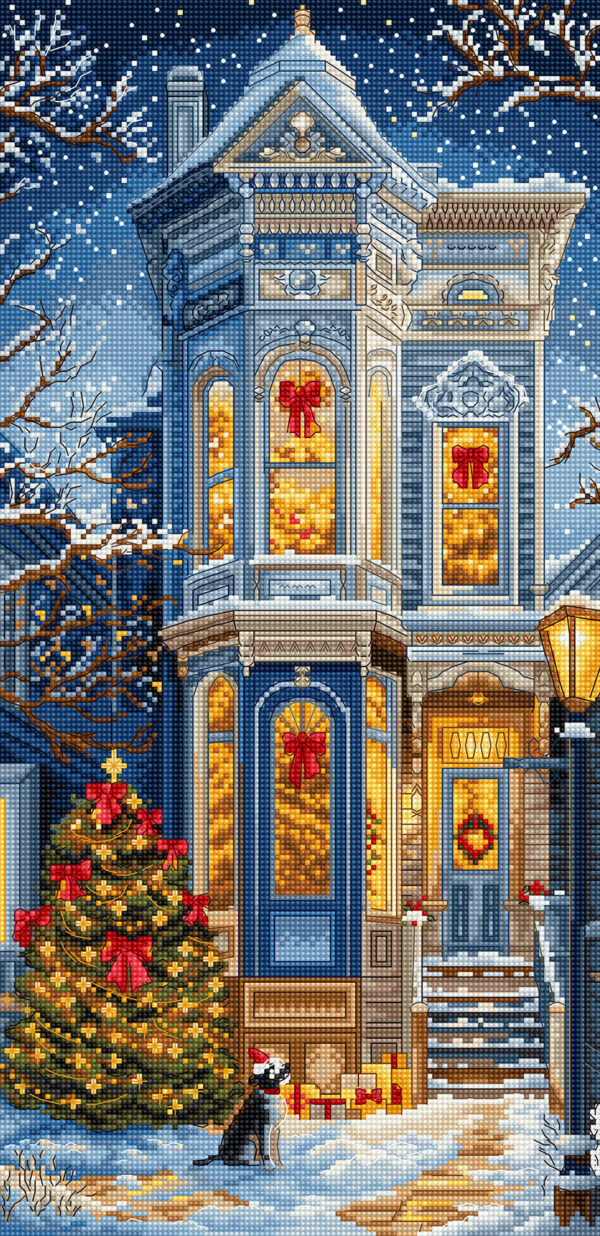 Victorian Christmas 19x39cm SLETIL9953