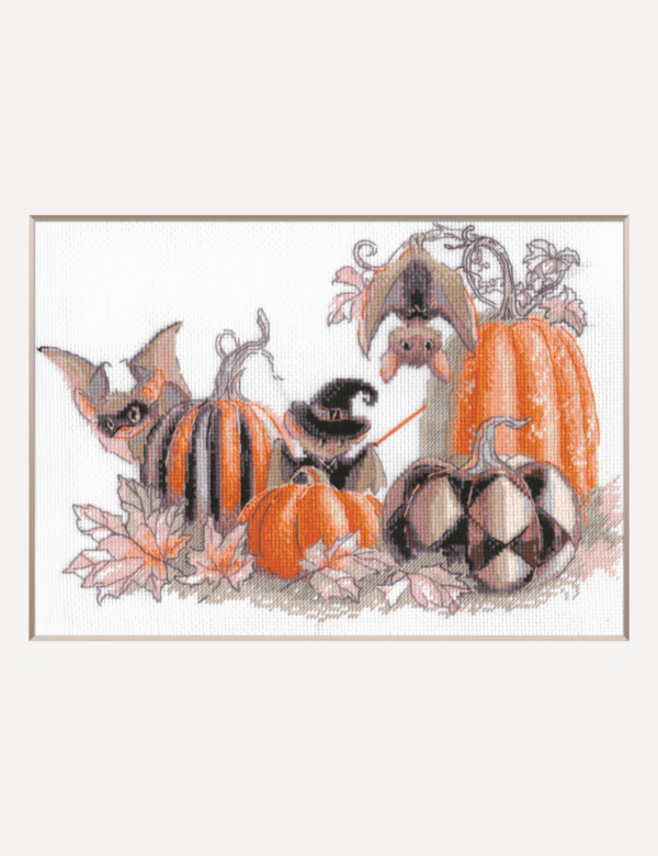 Pumpkin Bat Party 30x21 cm SRA1031