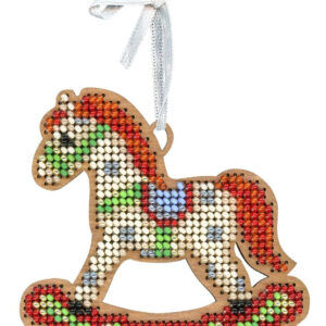 Tikand puidul Little Light Horse 8x8 cm SO-153
