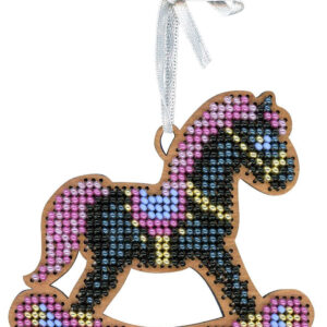 Tikand puidul Little Dark Horse 8x8 cm SO-157