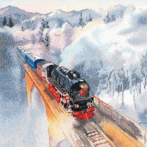 Retro train 22×30 cm S1692