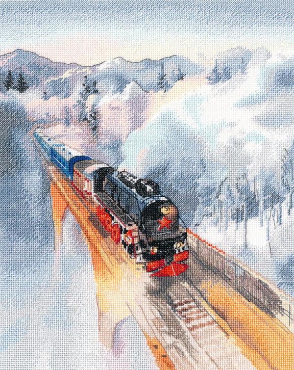 Retro train 22×30 cm S1692
