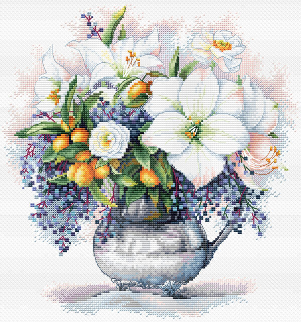 Floral Etude 23 х 24 cm SANTS-13