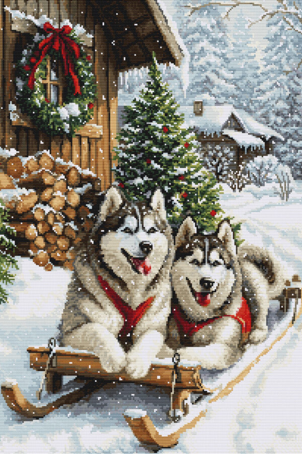 The Magic of the Nordic Winter 32 x 48 cm SB722