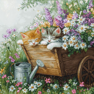 Sleeping Kitten 33x30 cm SBU5093