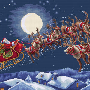 Christmas Eve Flight 51x35cm SLETIL9959
