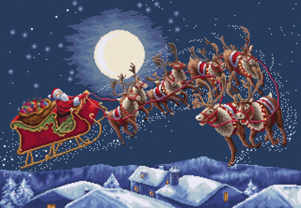 Christmas Eve Flight 51x35cm SLETIL9959