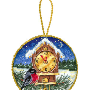 Forest Clock. Pinkeep 9x9 cm SNV-905