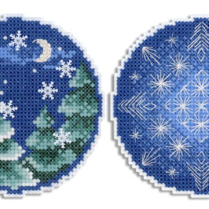 Christmas ball with patterns 9x9 cm SR-1124