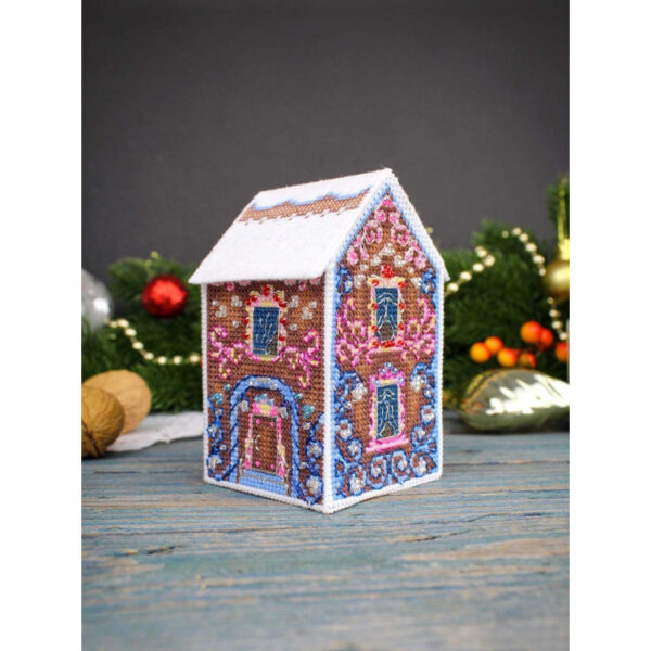 3D toy. A house with patterns 11x6x6 cm SR-1169 - Image 3