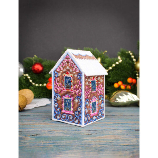 3D toy. A house with patterns 11x6x6 cm SR-1169 - Image 2