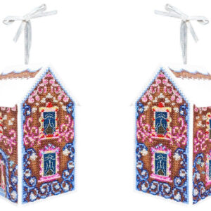 3D toy. A house with patterns 11x6x6 cm SR-1169