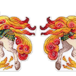 Fiery Horse 12x15 cm SR-1329