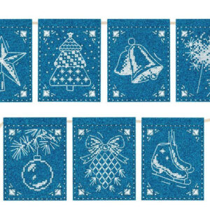 Garland Lace Miracle (7 flags) 11x8 cm ST-1001