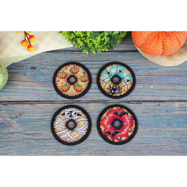 Halloween Donuts. Pins. Magnets 6x6 cm ST-1075 - Image 2
