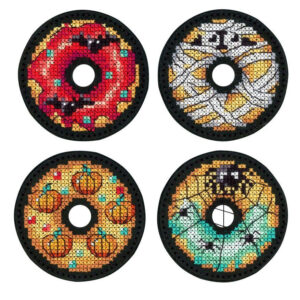 Halloween Donuts. Pins. Magnets 6x6 cm ST-1075