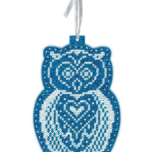 New Year's Toy: Snowy Owl 14x9 cm ST-1087