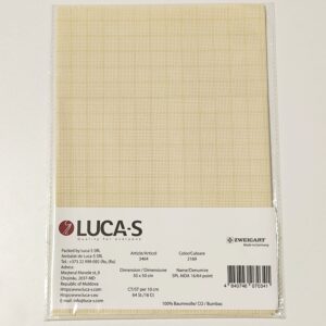 Tikkimisriie Aida 16ct 50x50cm (beež) joonitud