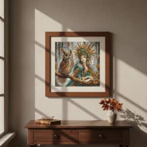 The queen of the Forest 31.75 x 31.75 cm AVA-P019