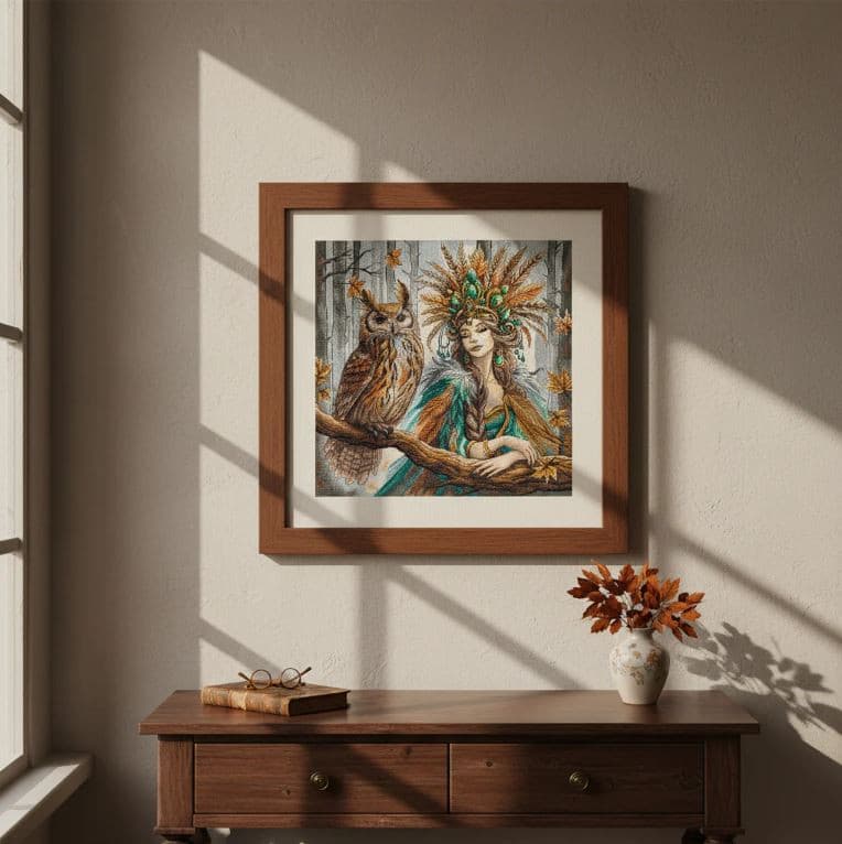 The queen of the Forest 31.75 x 31.75 cm AVA-P019