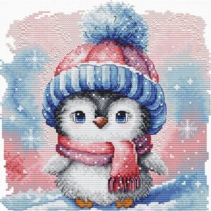 Frosty Penguin Friend 17.30 x 18.10 cm AVA-P047