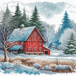 The Red Cabin under the Snow -  AVA-P044