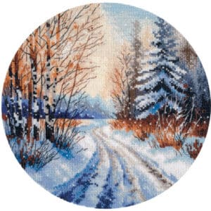 Snowy road 20×20cm S1727